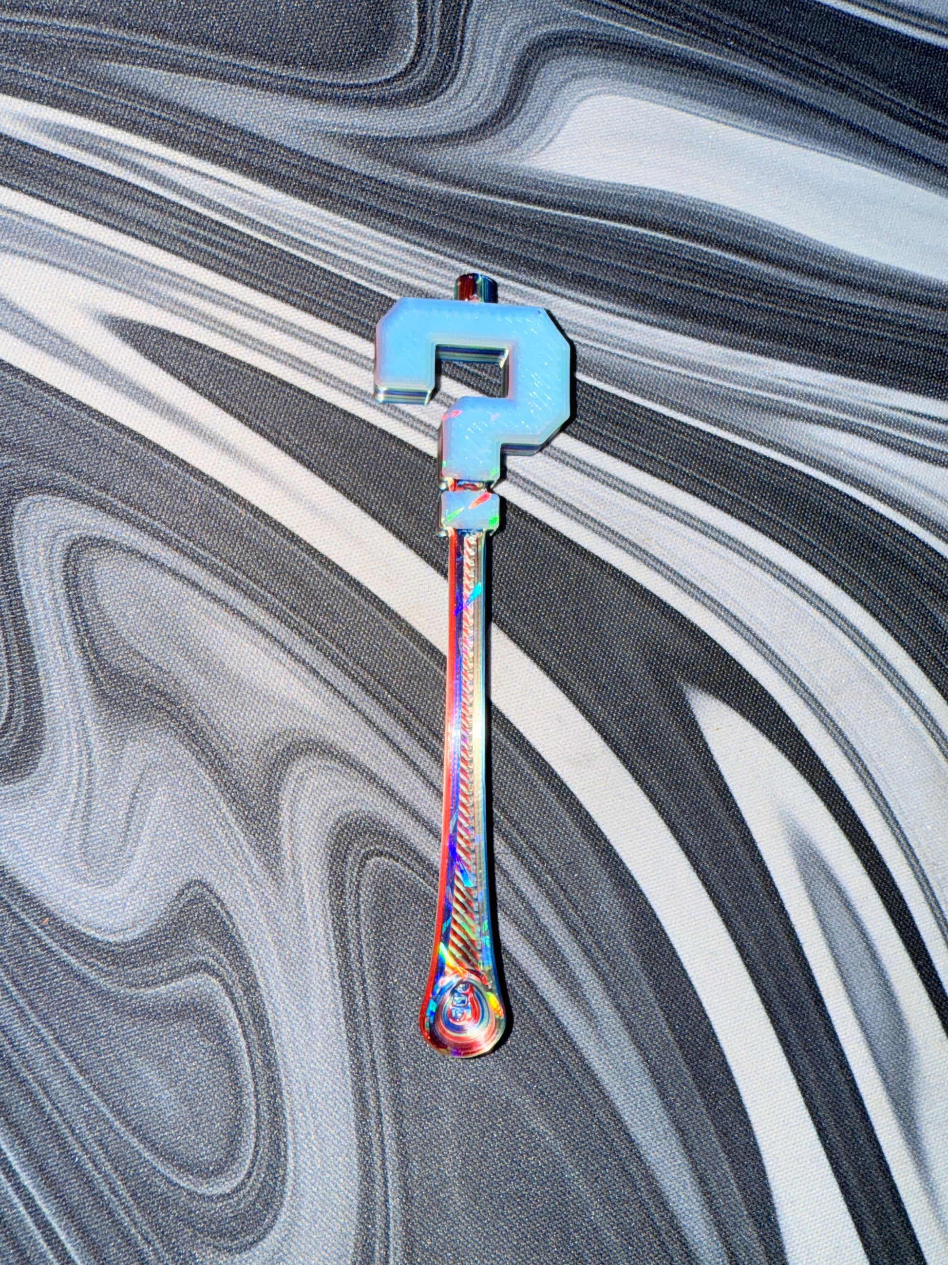 Question Mark Straw Spoon
