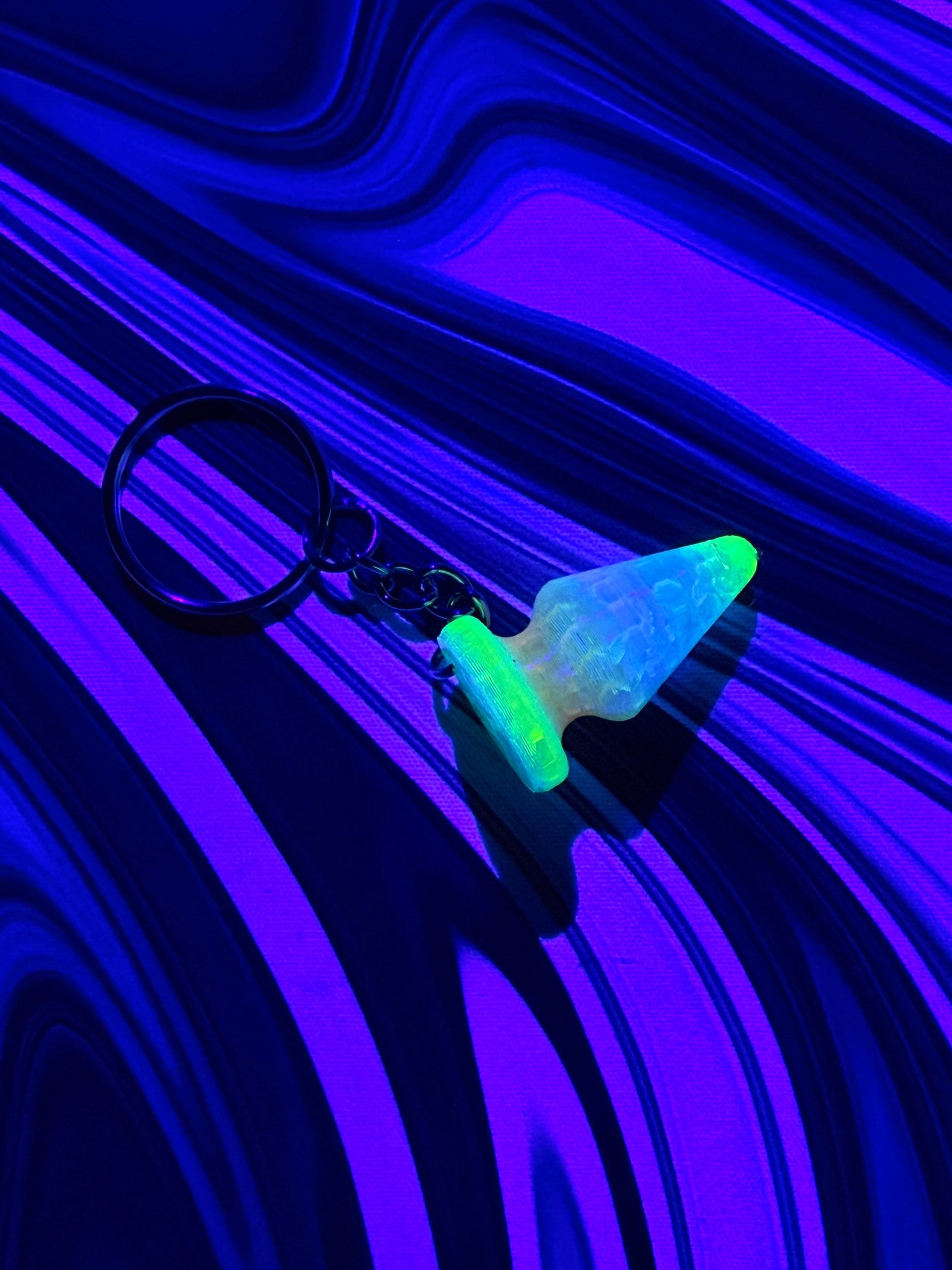 Mini B Plug Keychain