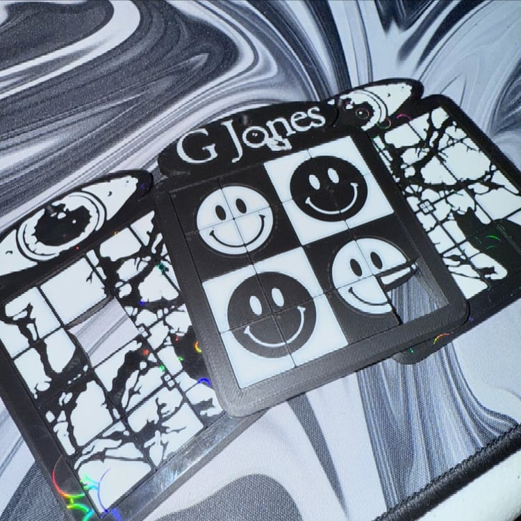 Double sided G Jones Sliding Puzzle