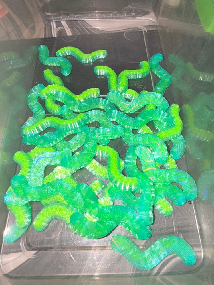 Gummy Worm Keychain