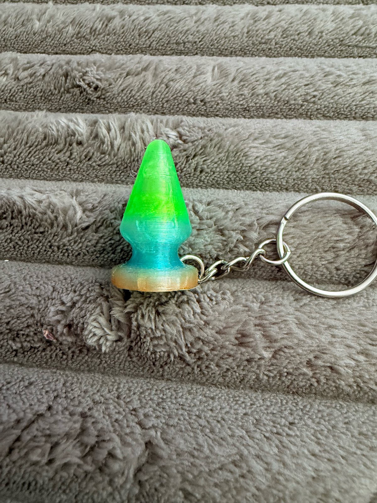 Mini B Plug Keychain